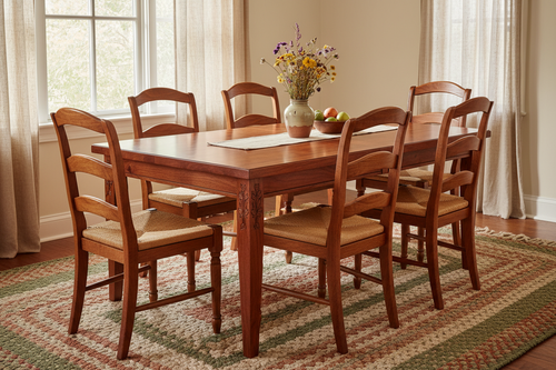 Cherry Wood Dining Set