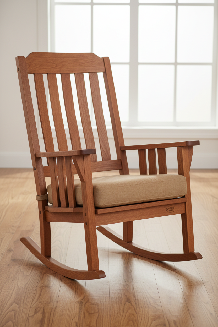 Mission style rocking chair